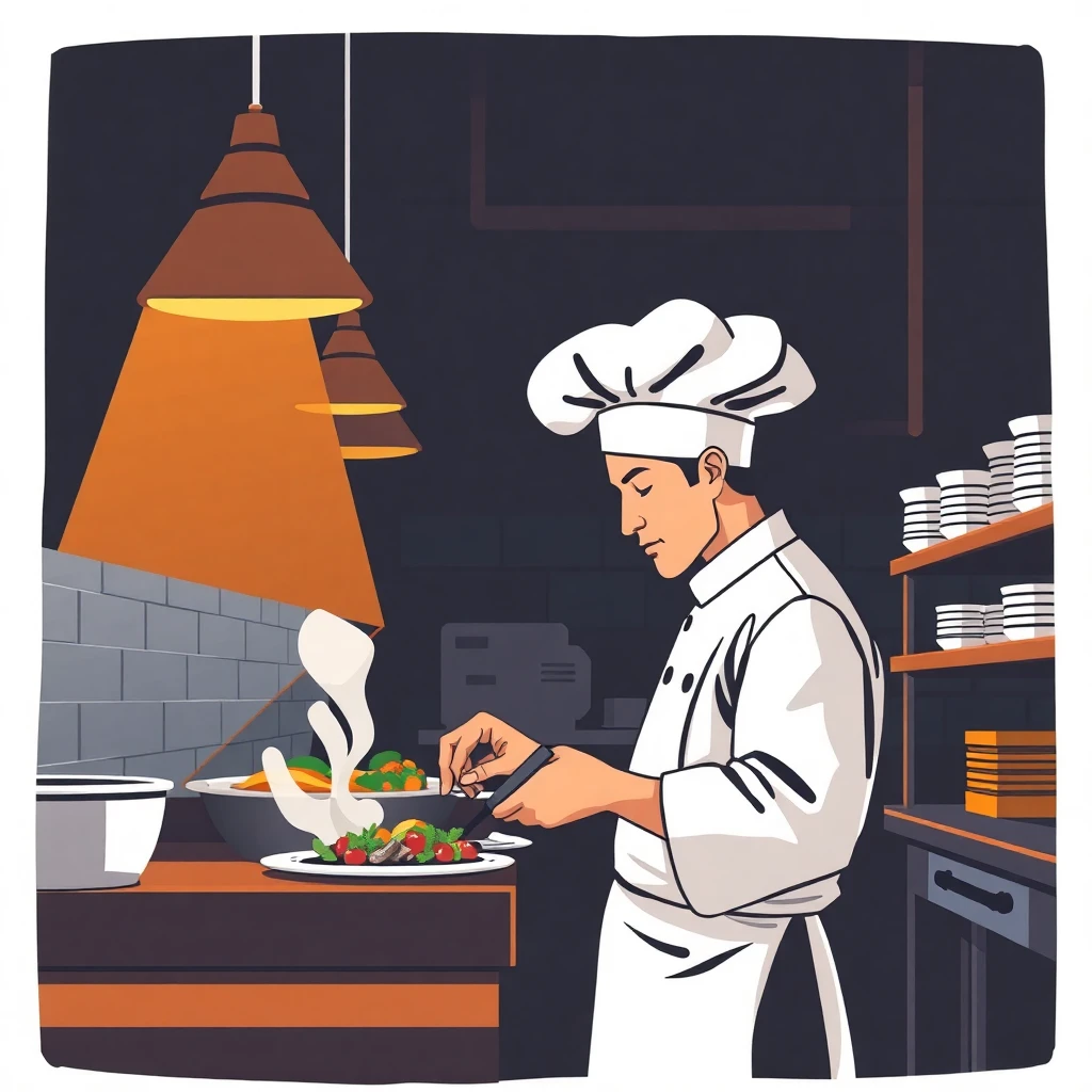 Chef at work