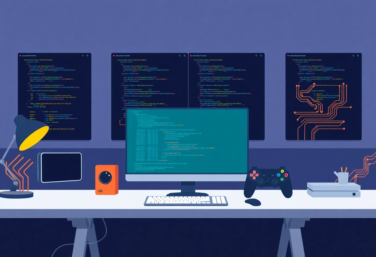 Illustrazione di strumenti di produttività