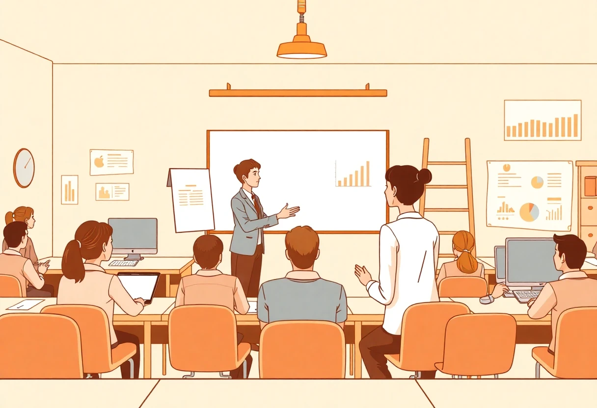 Teaching environment with engaged students
