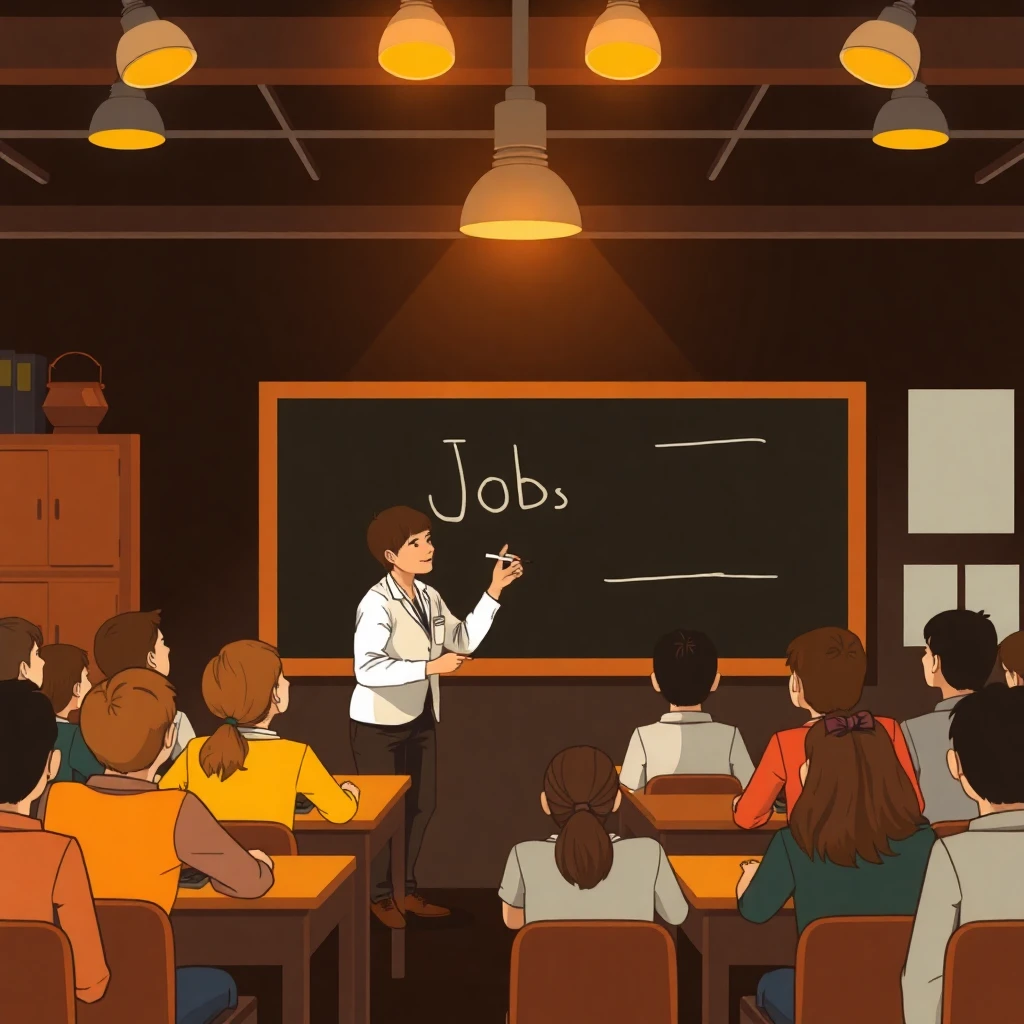 Engaged classroom setting