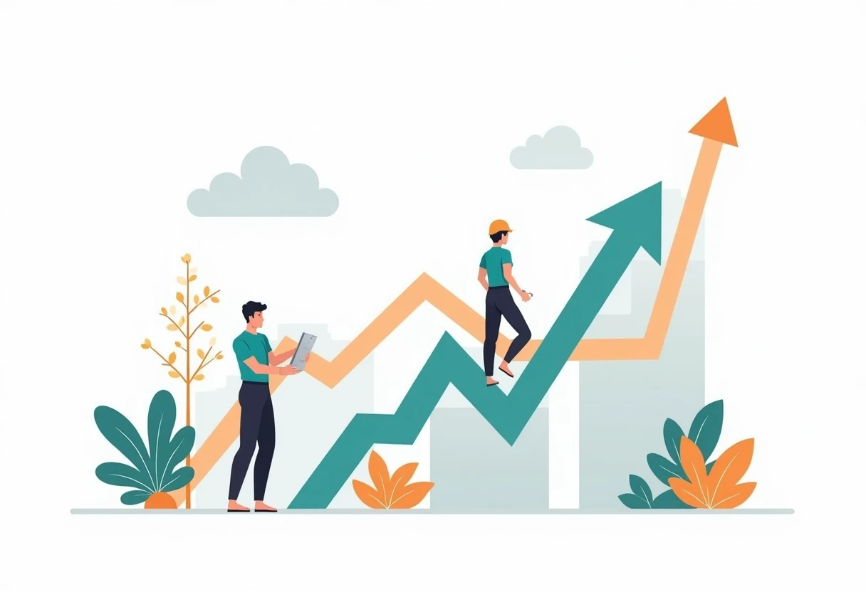 Career advancement illustration