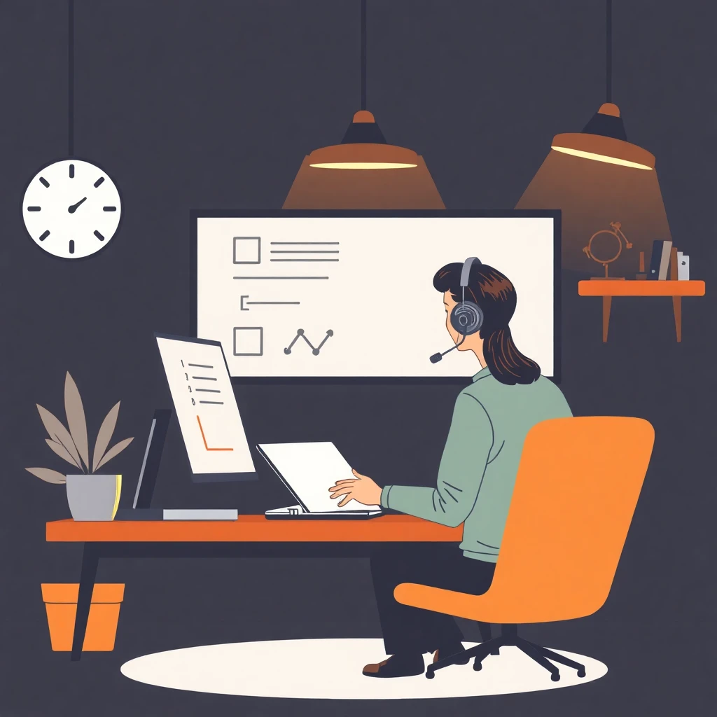 Remote teaching from home