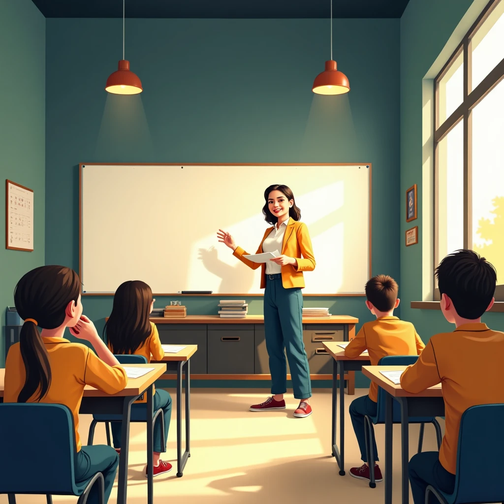 Engaging classroom environment
