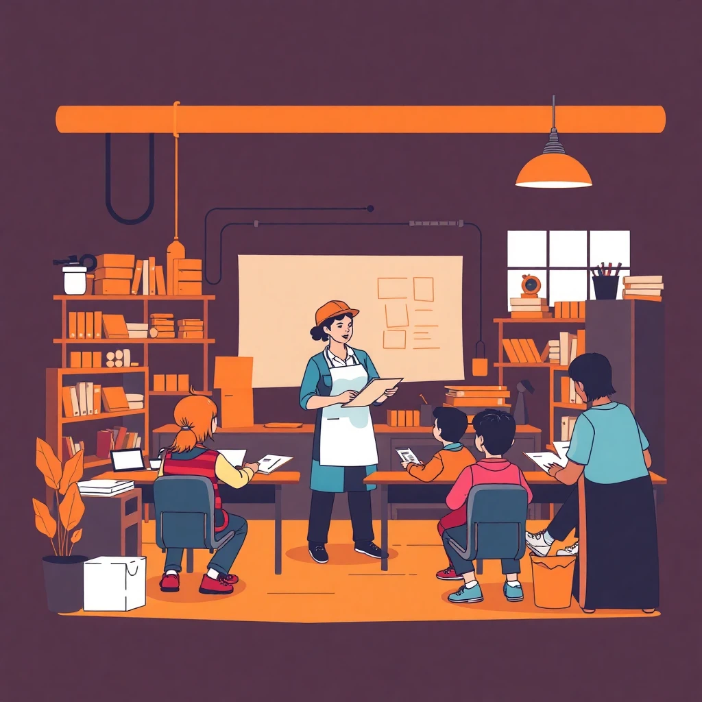 Engaging classroom setting