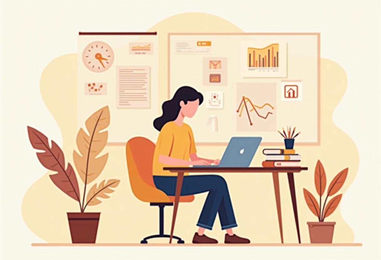 Home office for a teaching professional