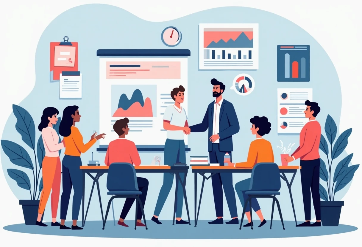 Teacher in a classroom setting
