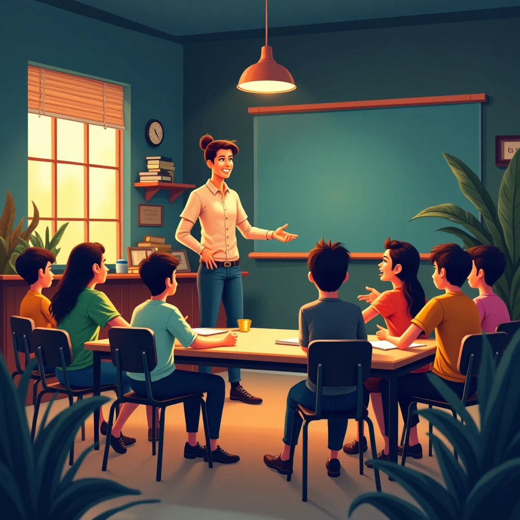 Engaged classroom
