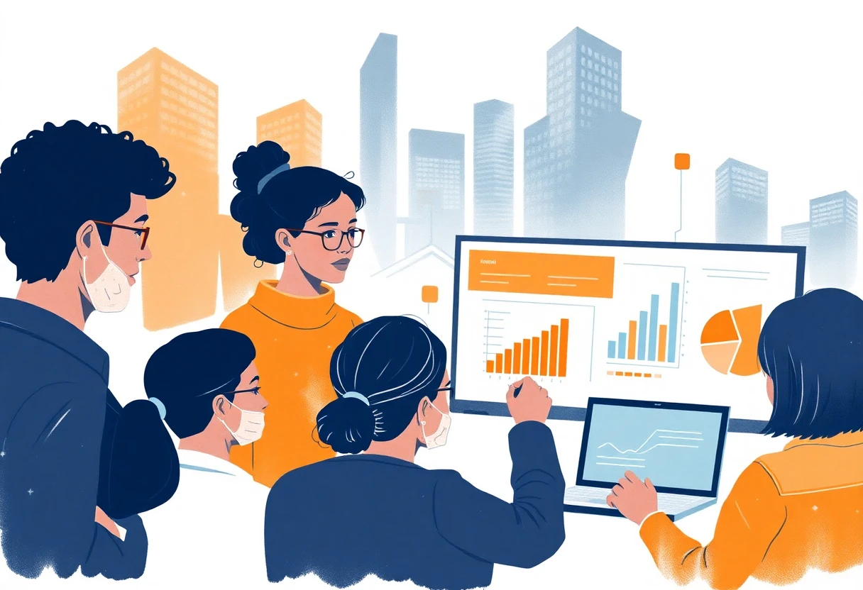 Remote tutoring illustration