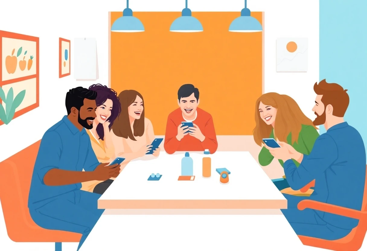 LGBTQ+ community enjoying connections