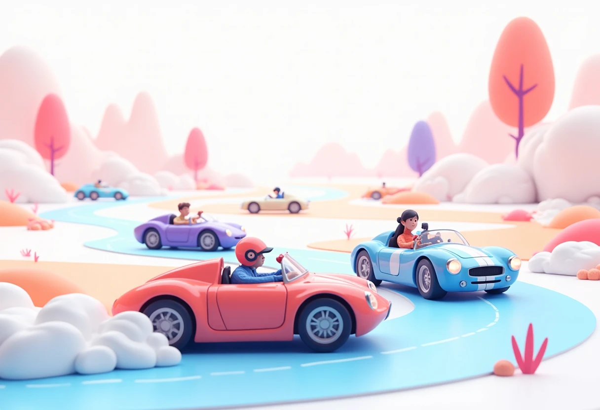 High-speed mobile racing game