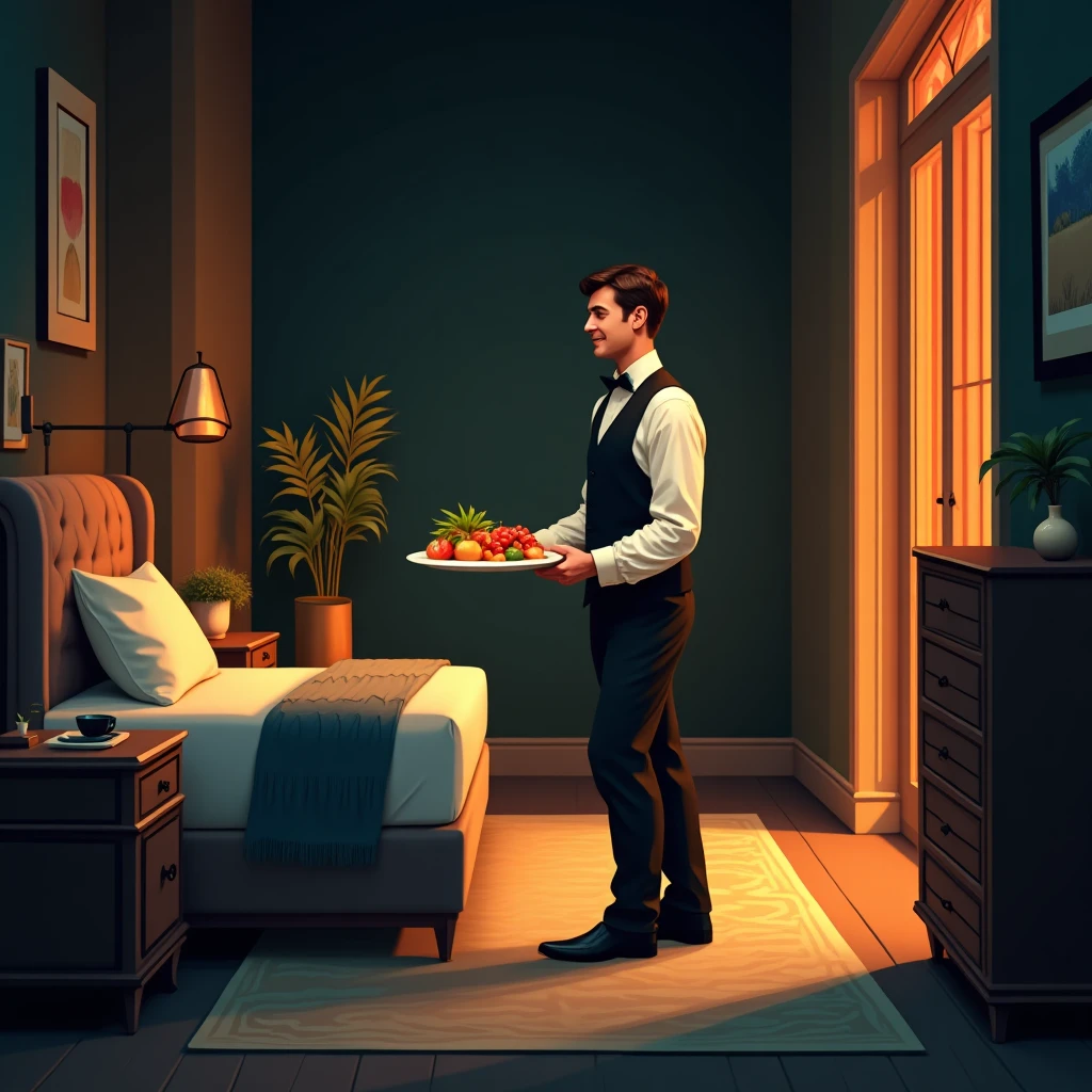 Room service at night