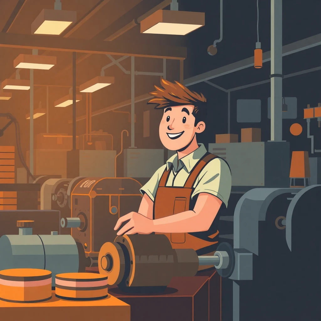 Trainee in action