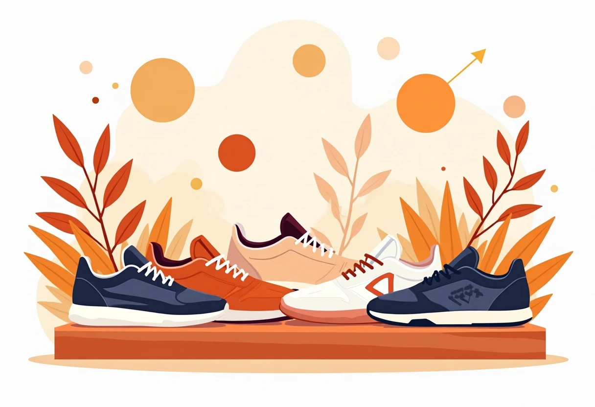 Diverse men's trainers collection