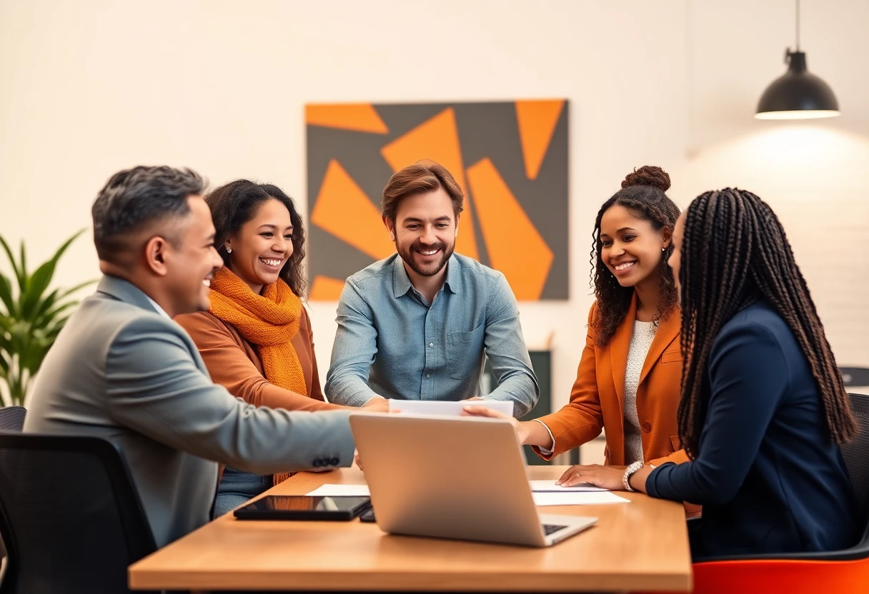 Sales strategy meeting