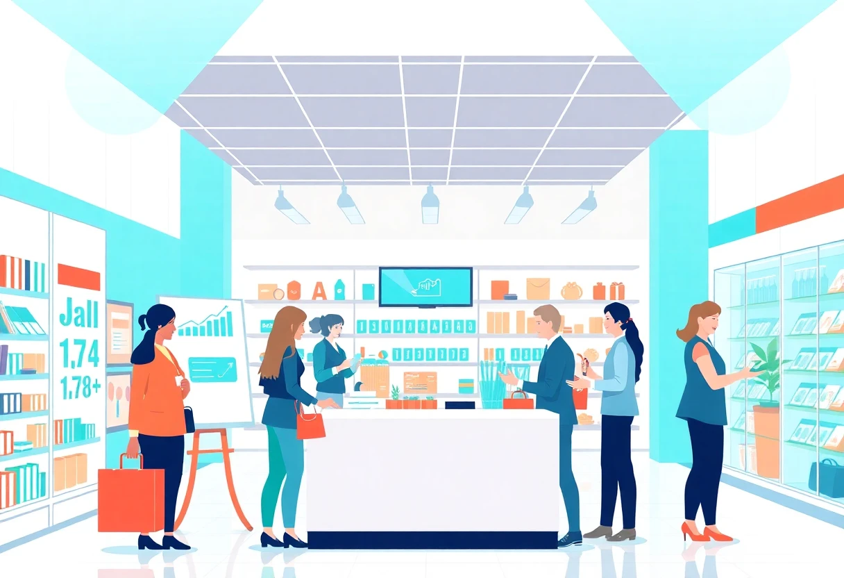 In-person retail environment