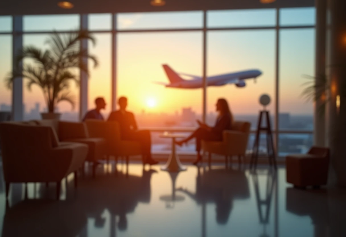 Premium airport lounge