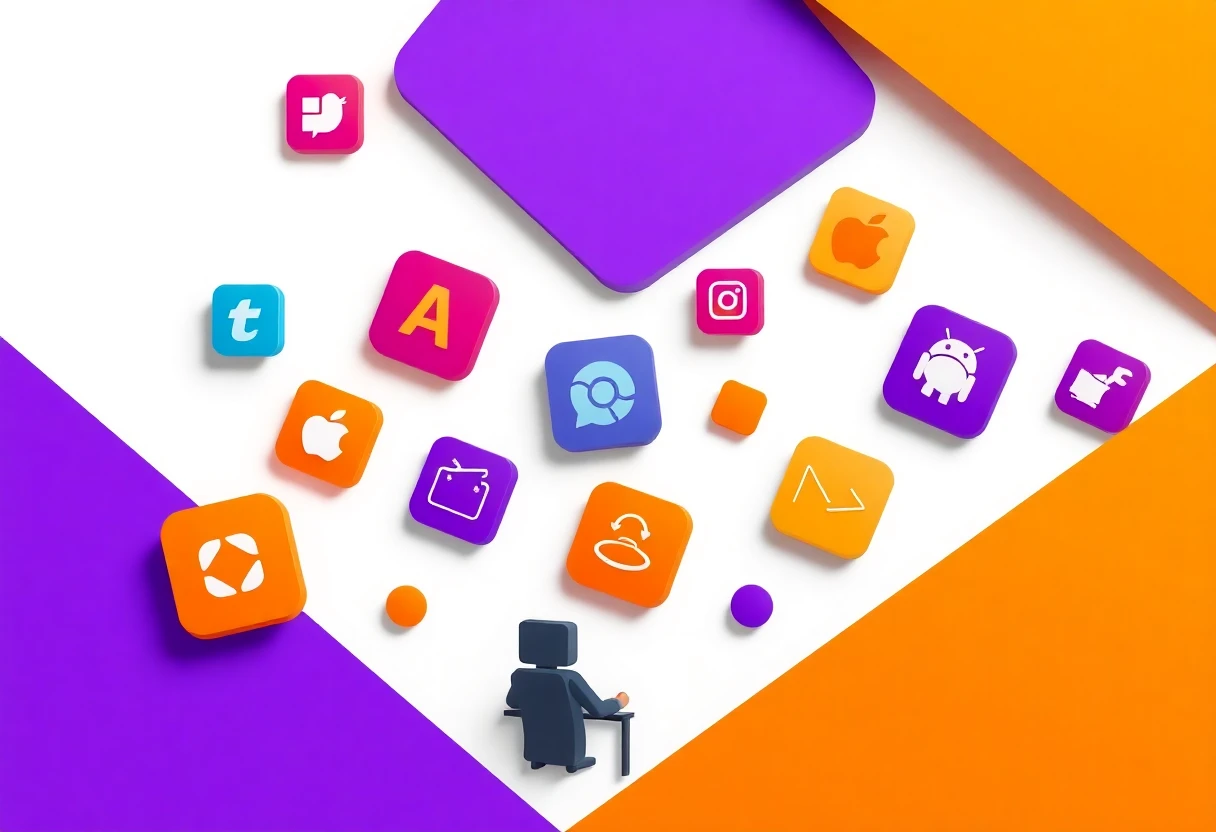 Top video streaming app icons
