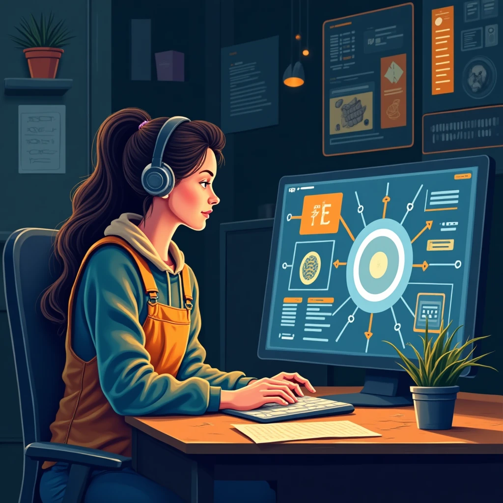 AI Engineer at work