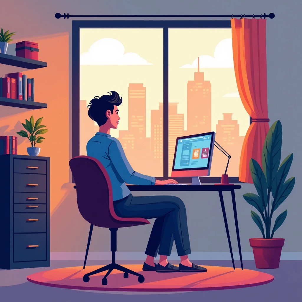 Remote work setting
