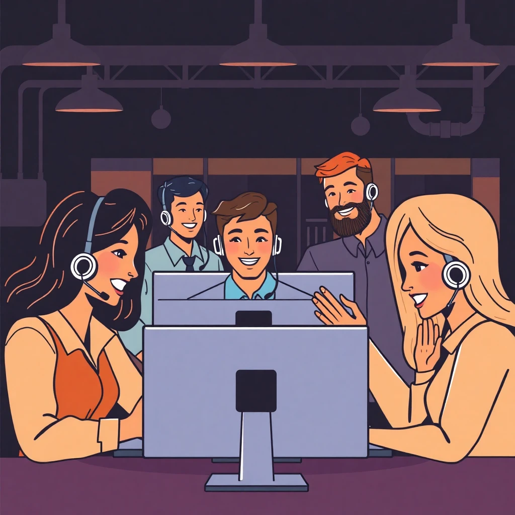 Modern call center environment