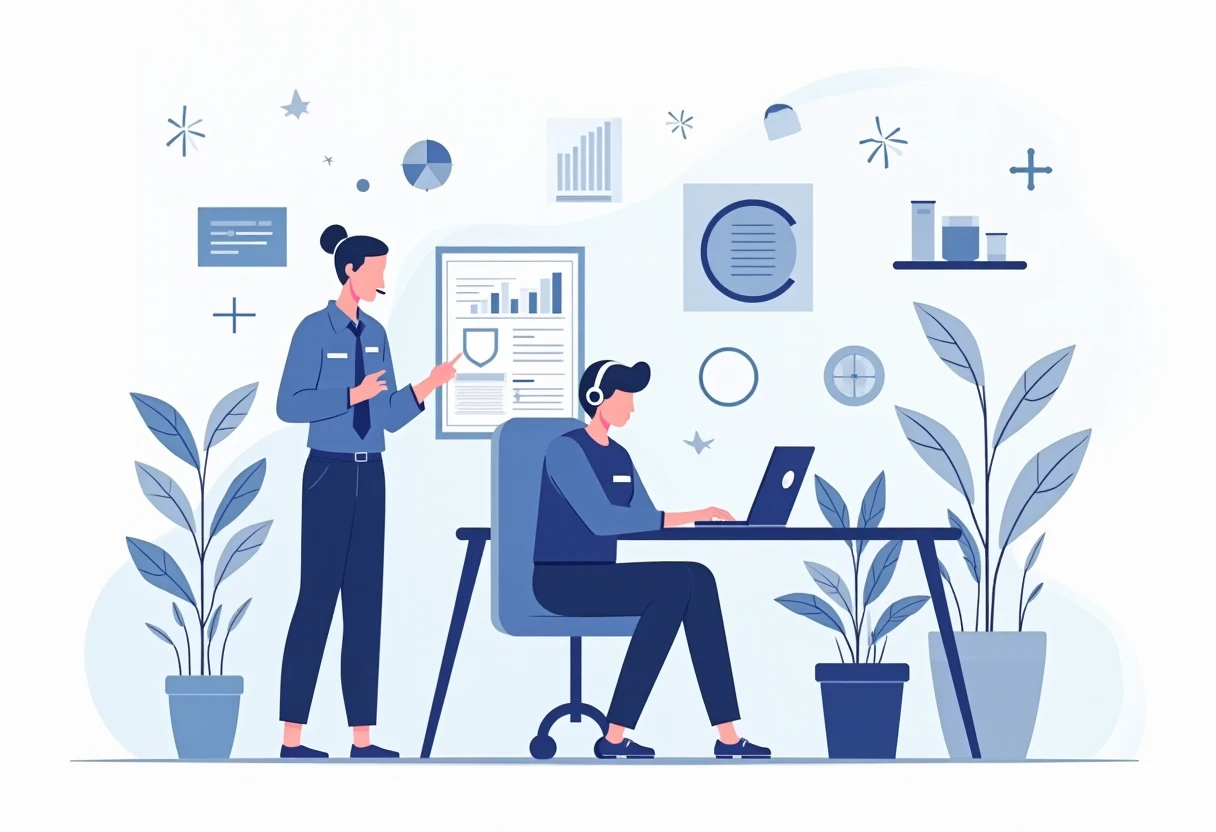 Remote customer service work