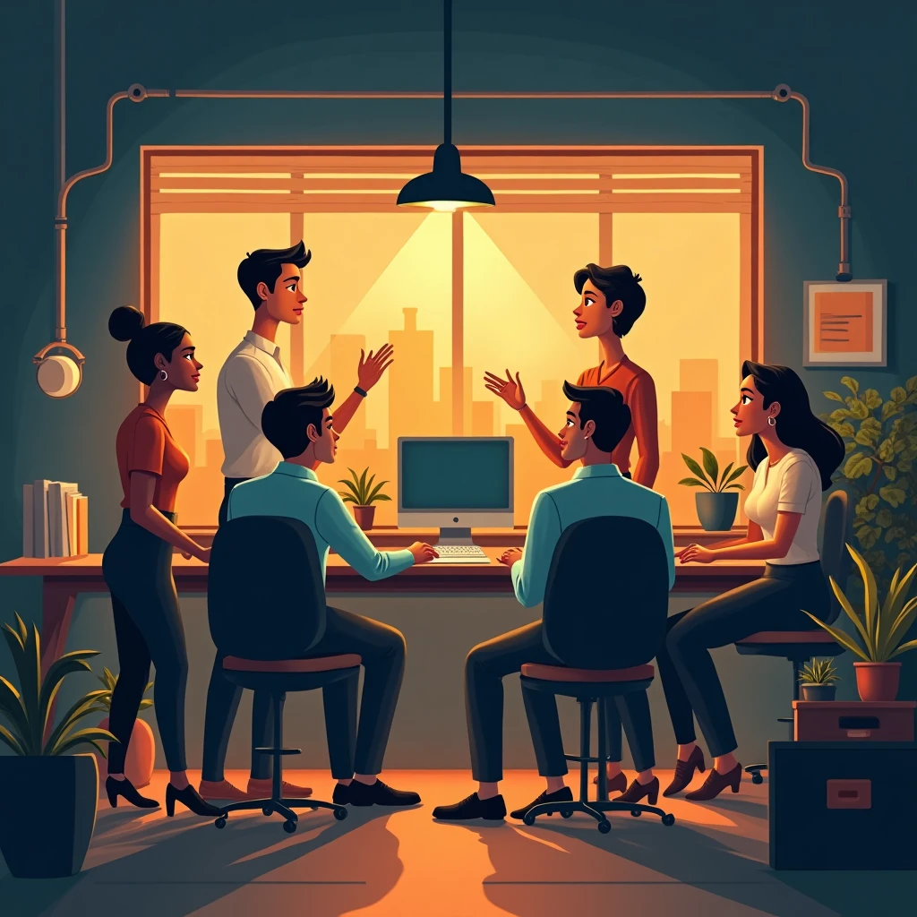 Multilingual customer service team