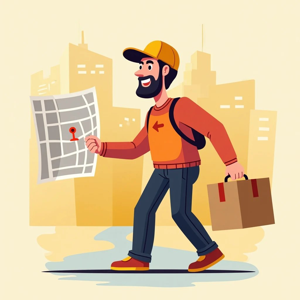 Beginner delivery driver