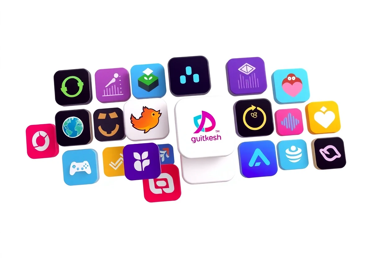 Fitness app grid