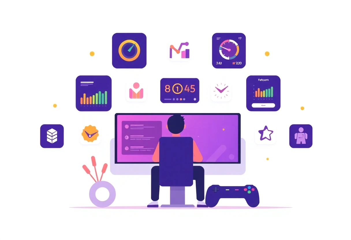 Fitness app functionalities