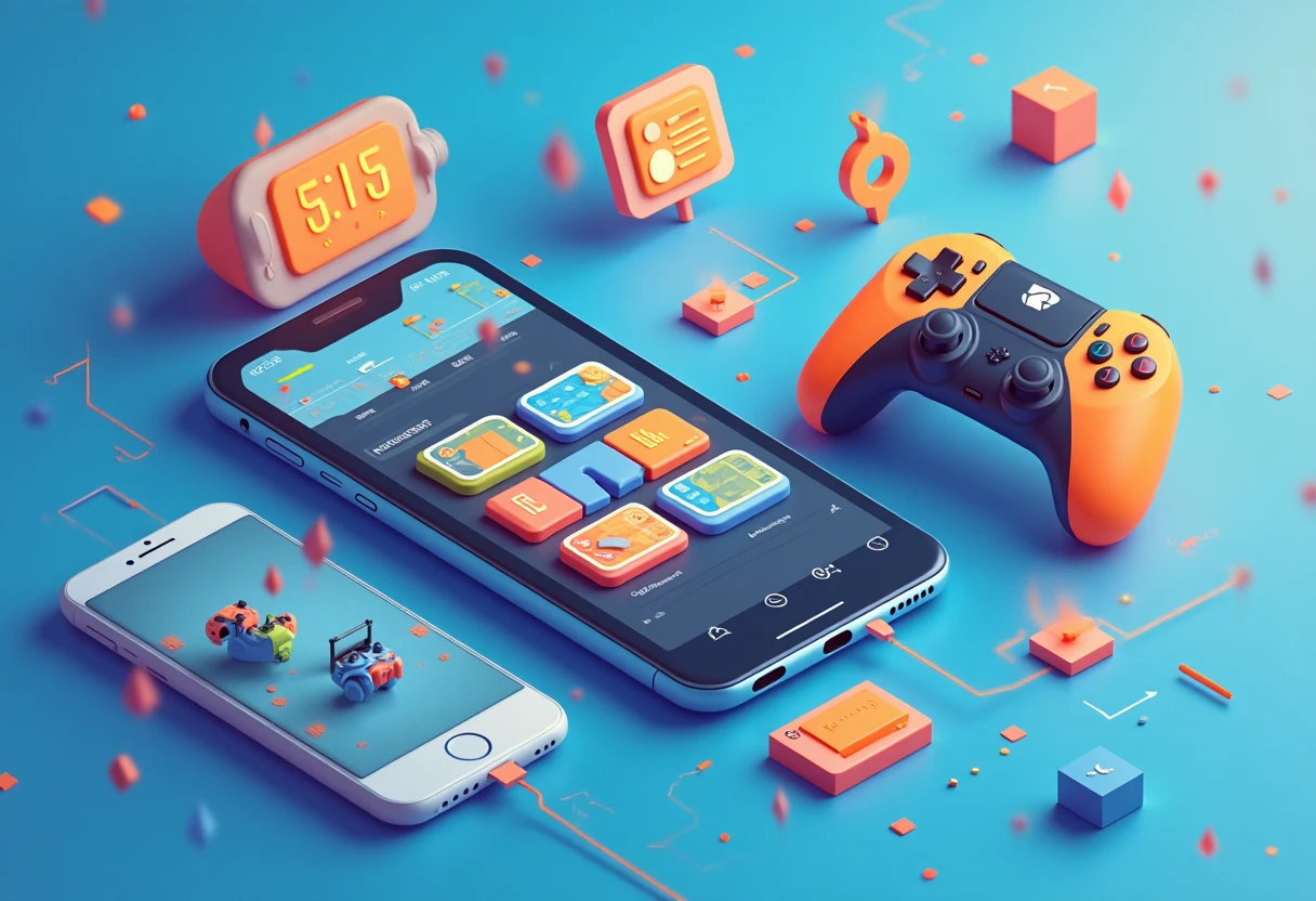 Abstract representation of productivity apps