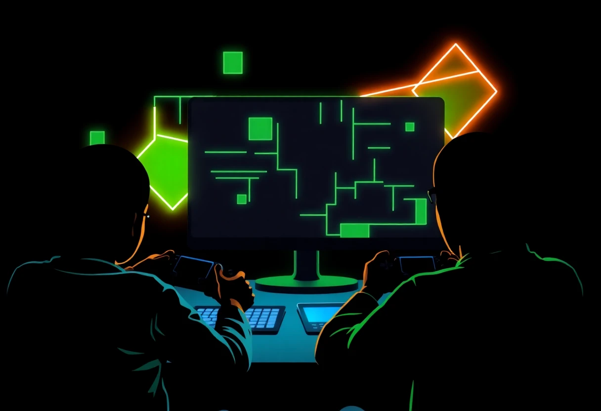 Mobile gaming session