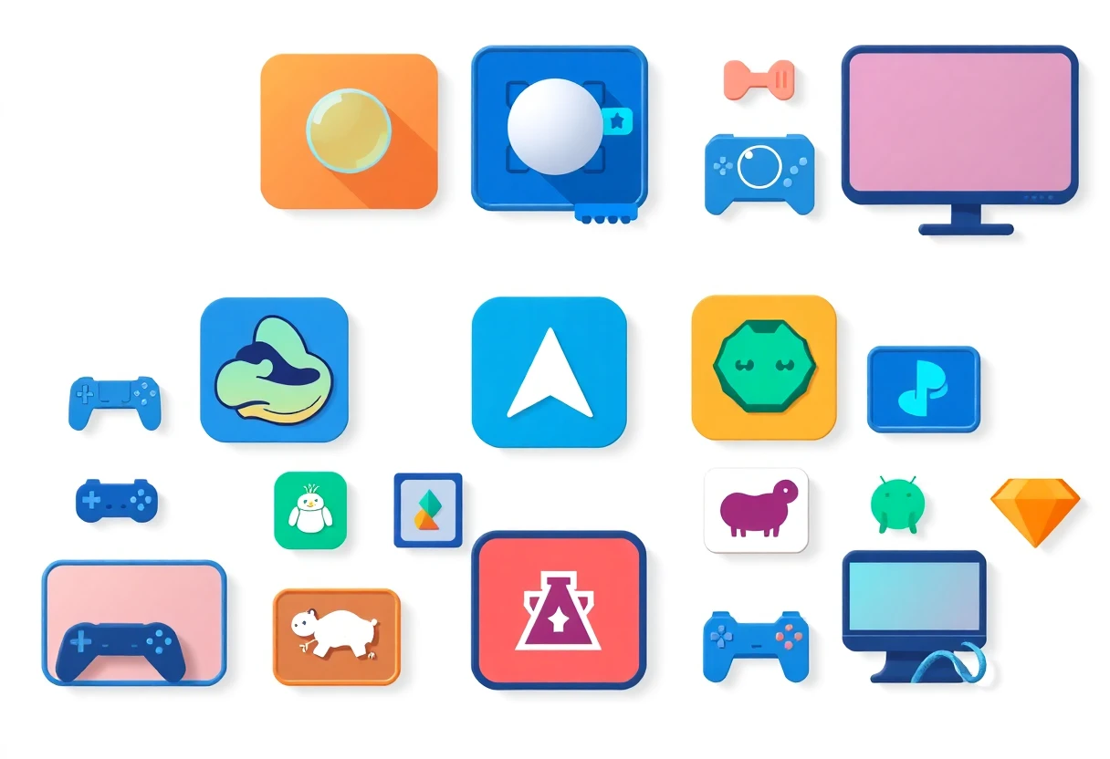Selection of top mobile games