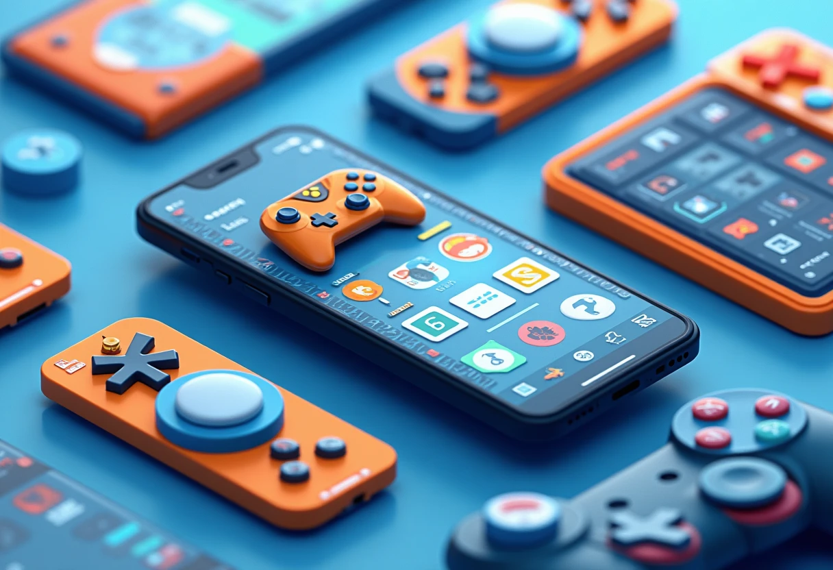 Colorful app icons representing top mobile games