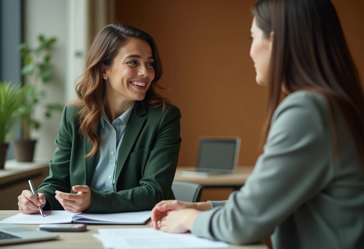 Discussing loan options