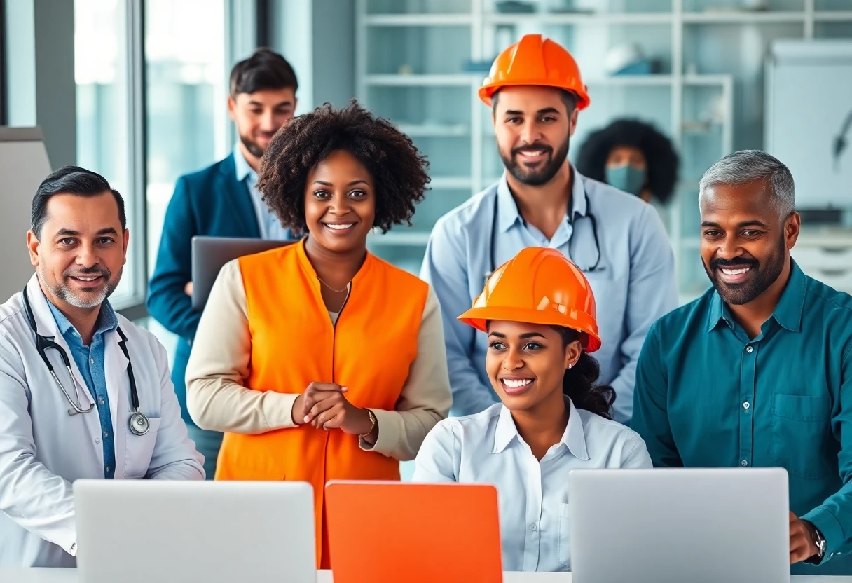 Remote professionals collaborating