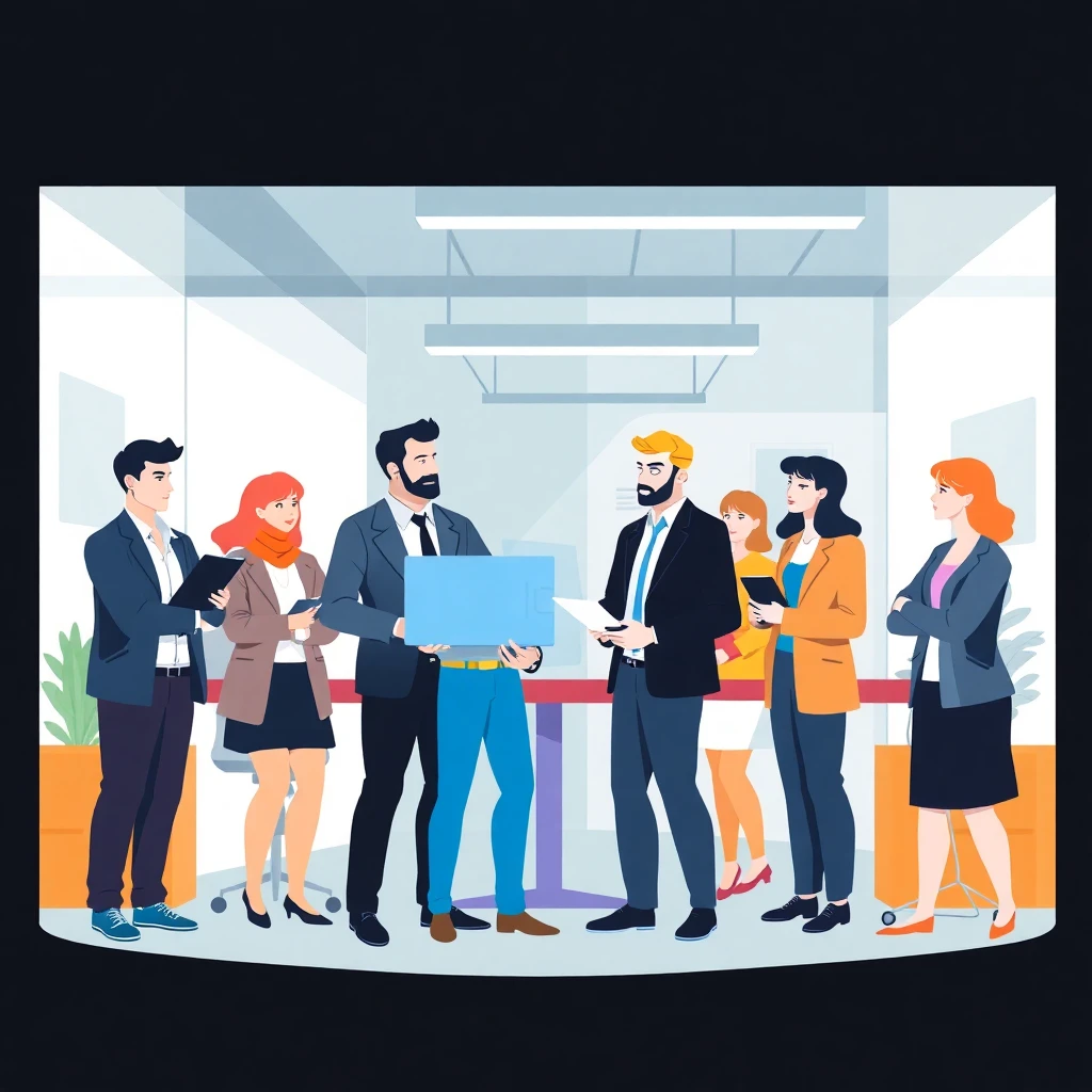 Security professionals in discussion