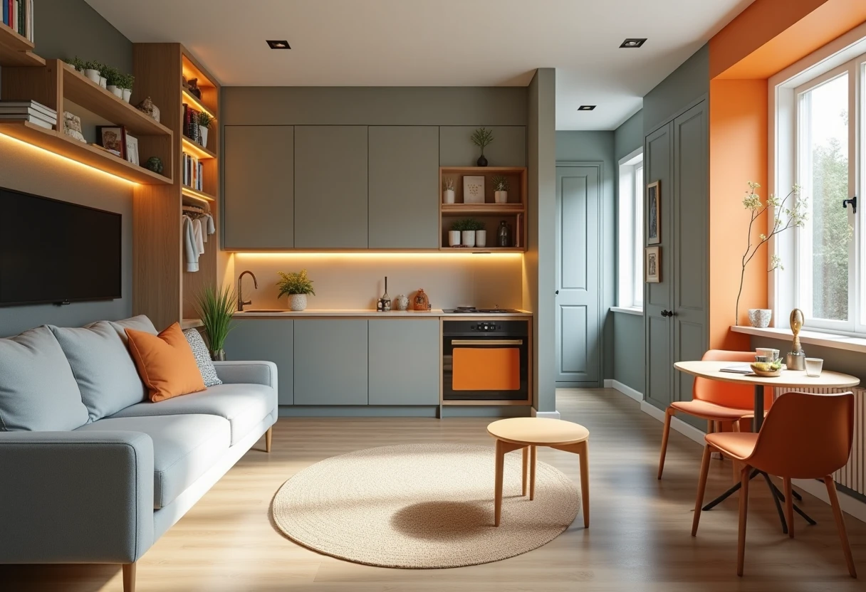 Smartly designed studio apartment