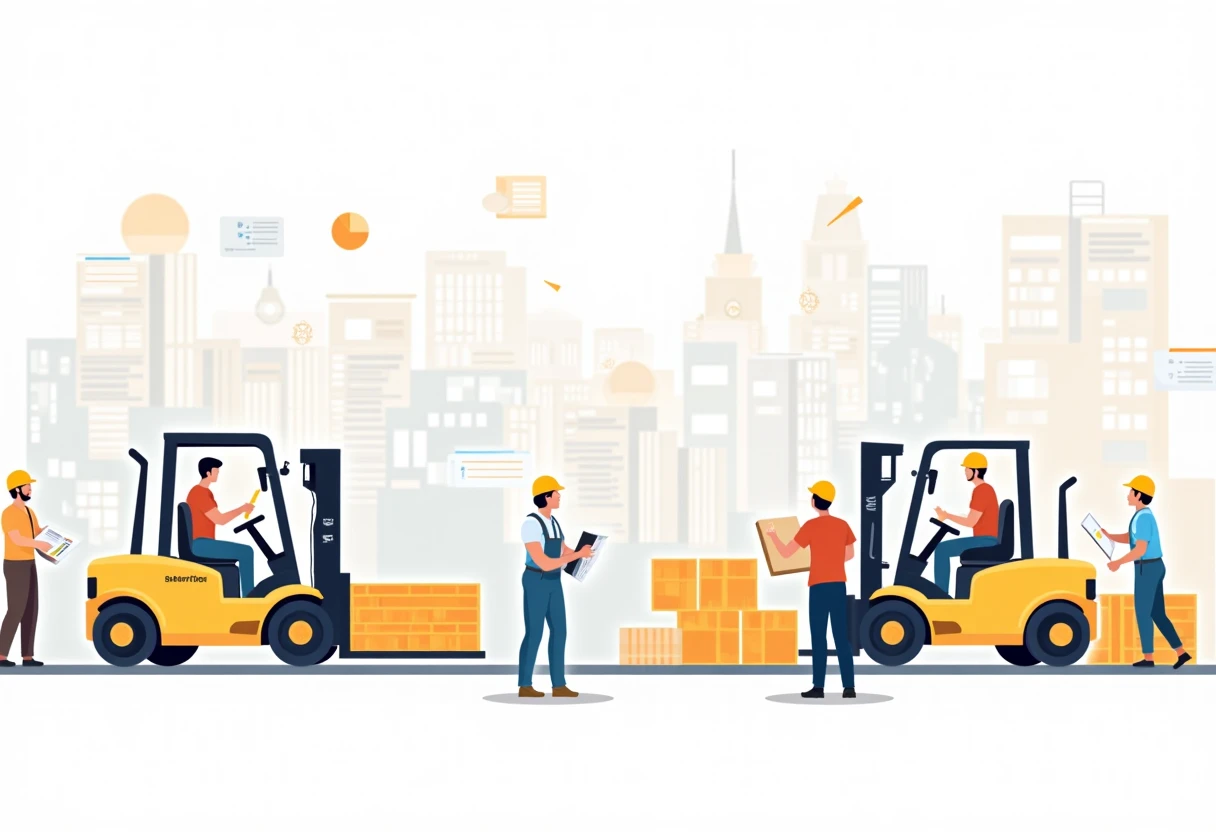 Warehouse operations in action