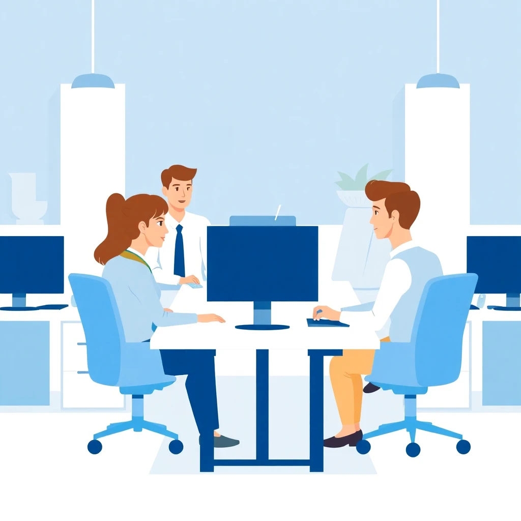 Office teamwork