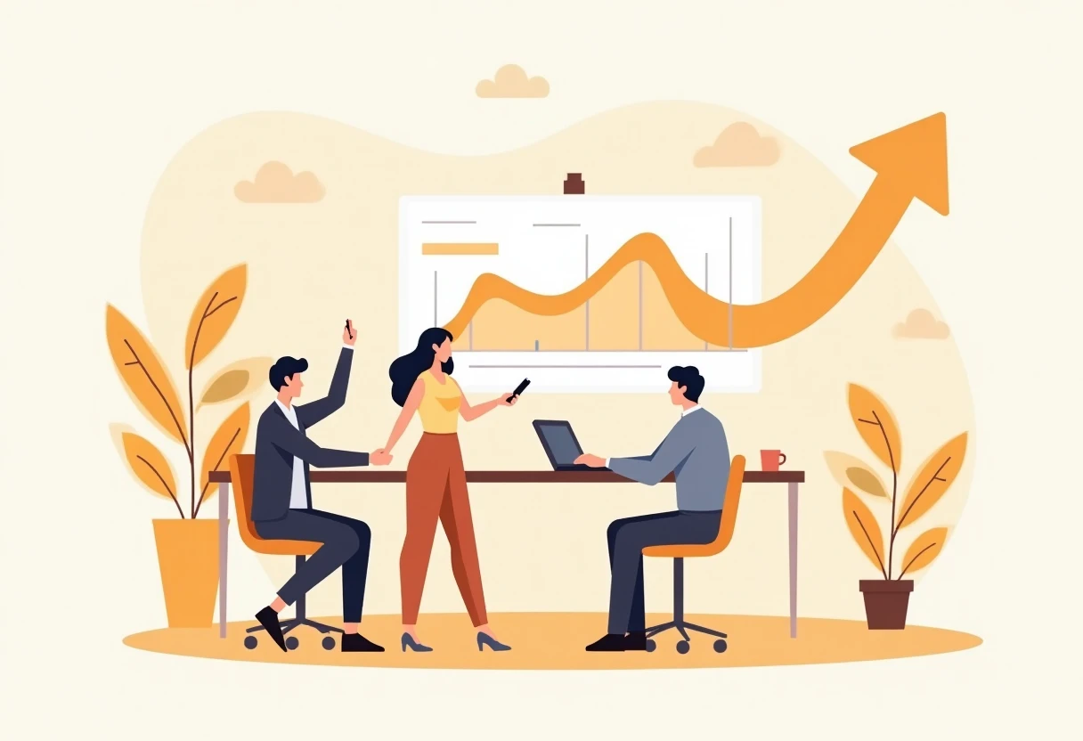 In-office collaboration during a meeting