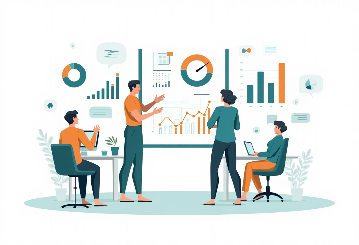 Office job roles with data analytics