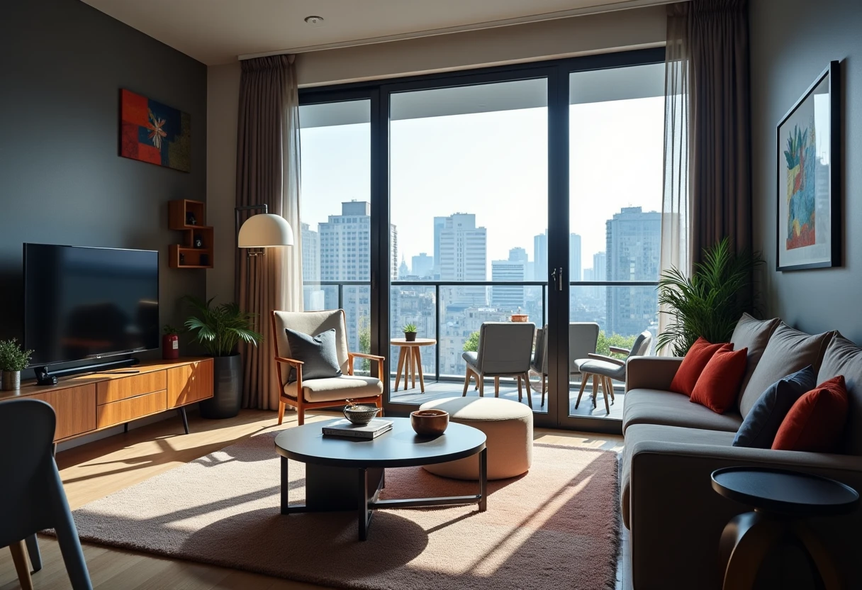 Student apartment with city view