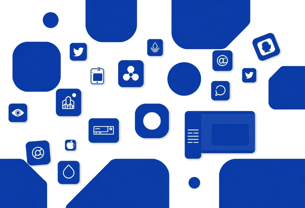 Abstract app icon illustration