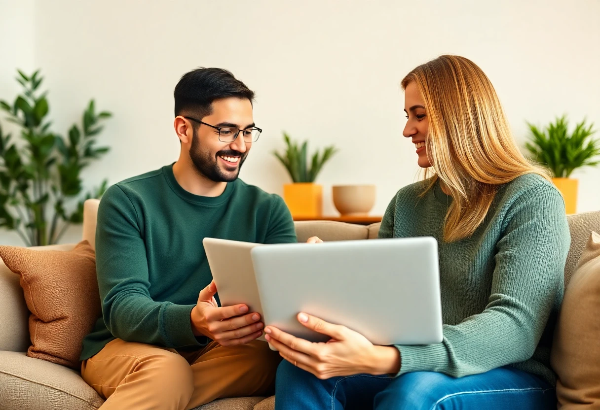 Discussing car loan options