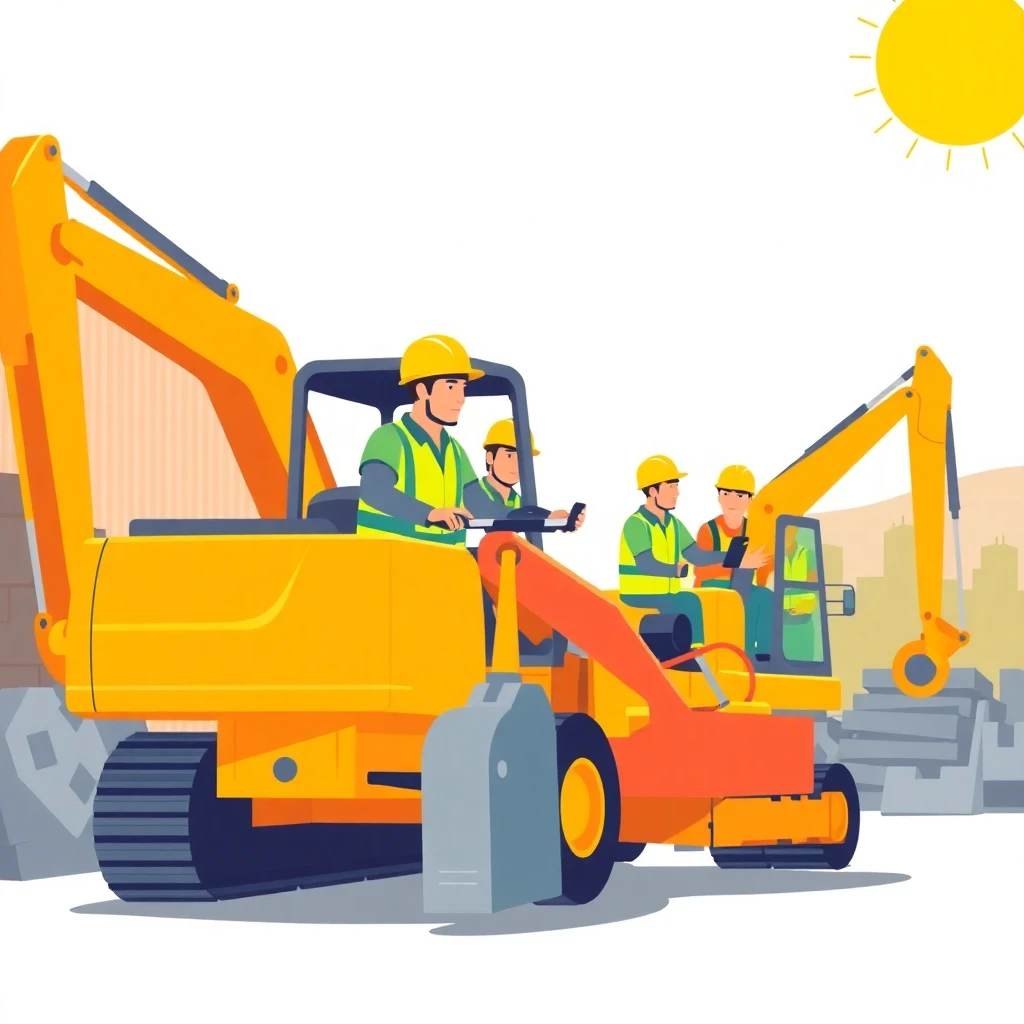 Construction teamwork