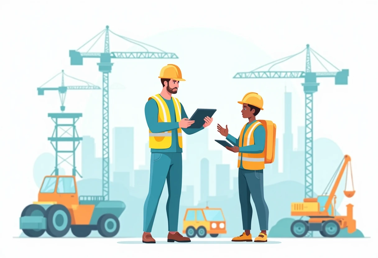 Construction worker on site