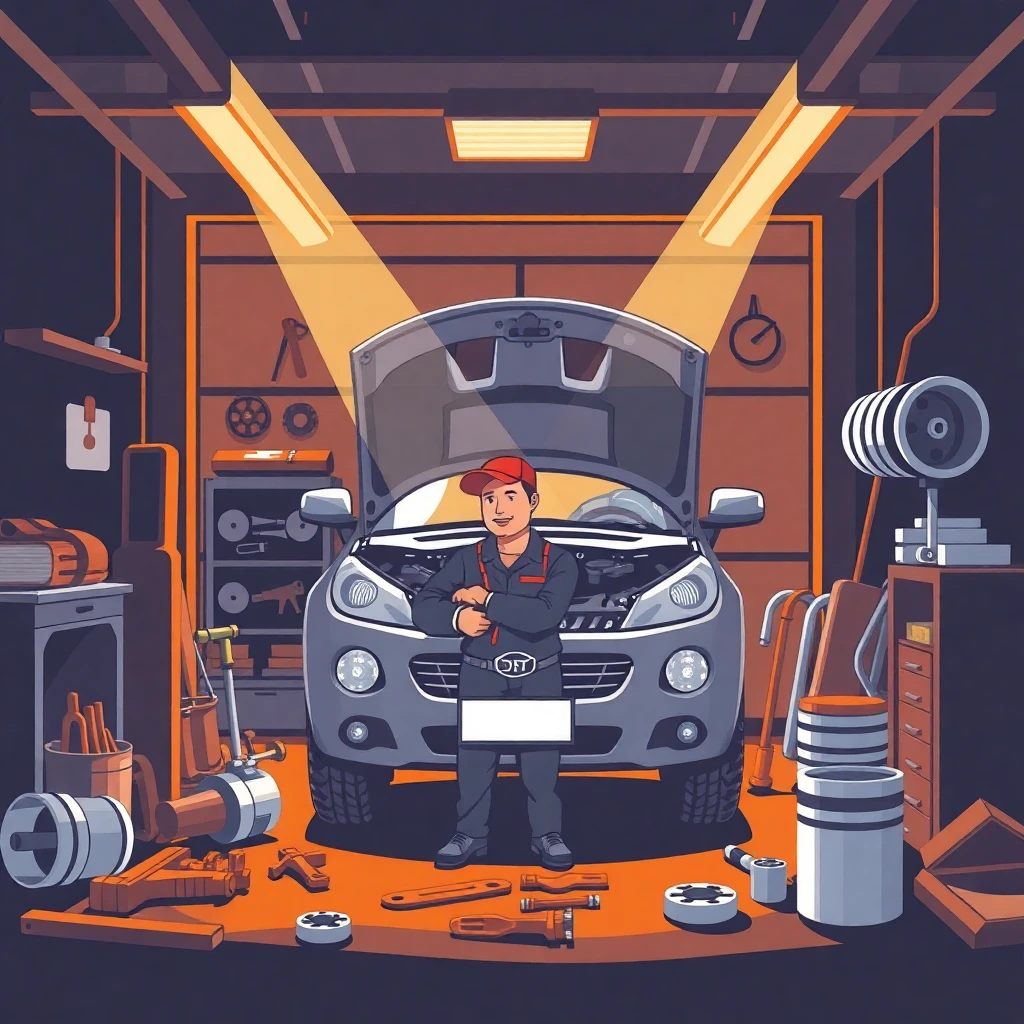 Mechanic at work