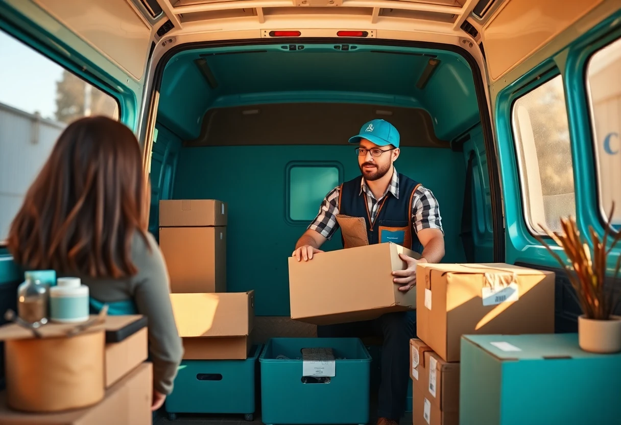 Organizing delivery packages