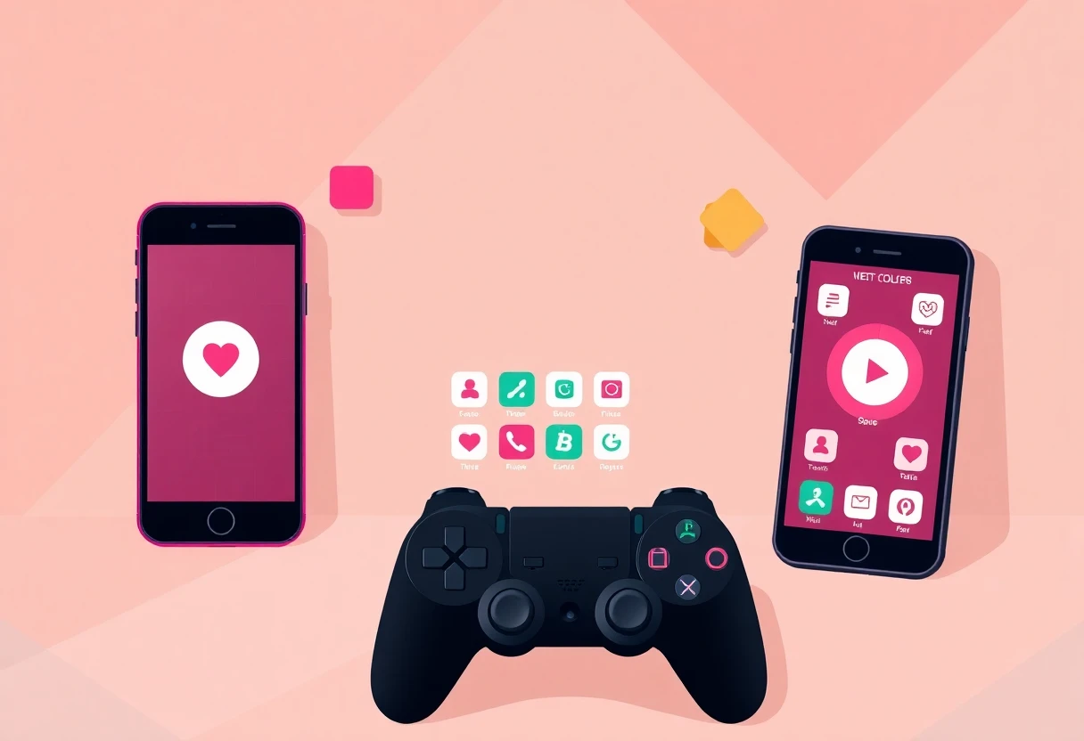 Colorful fitness app icons