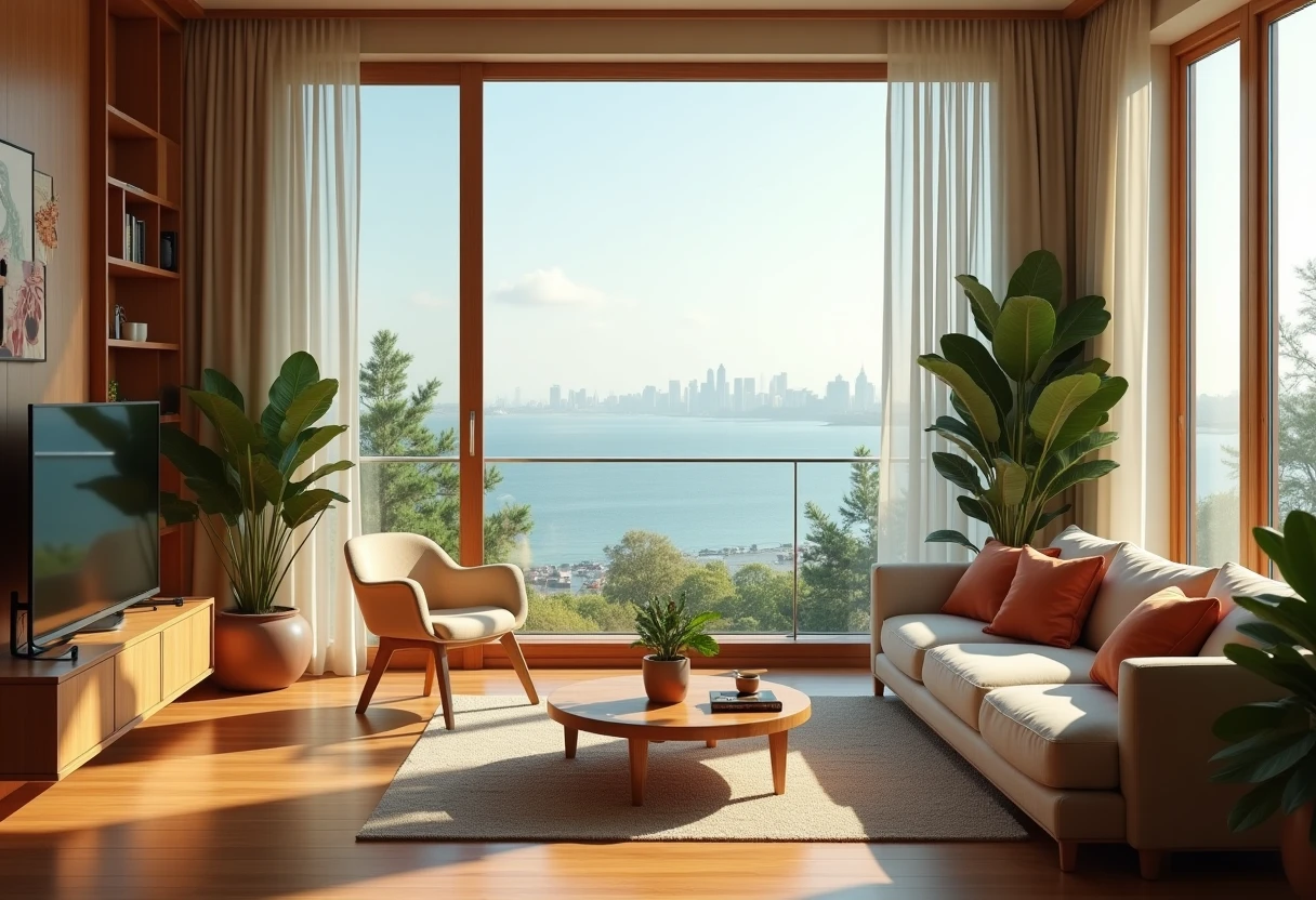 Luxury apartment with ocean view